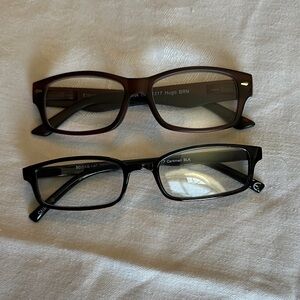 HUGO Dual-Tone Brown and Black Glasses